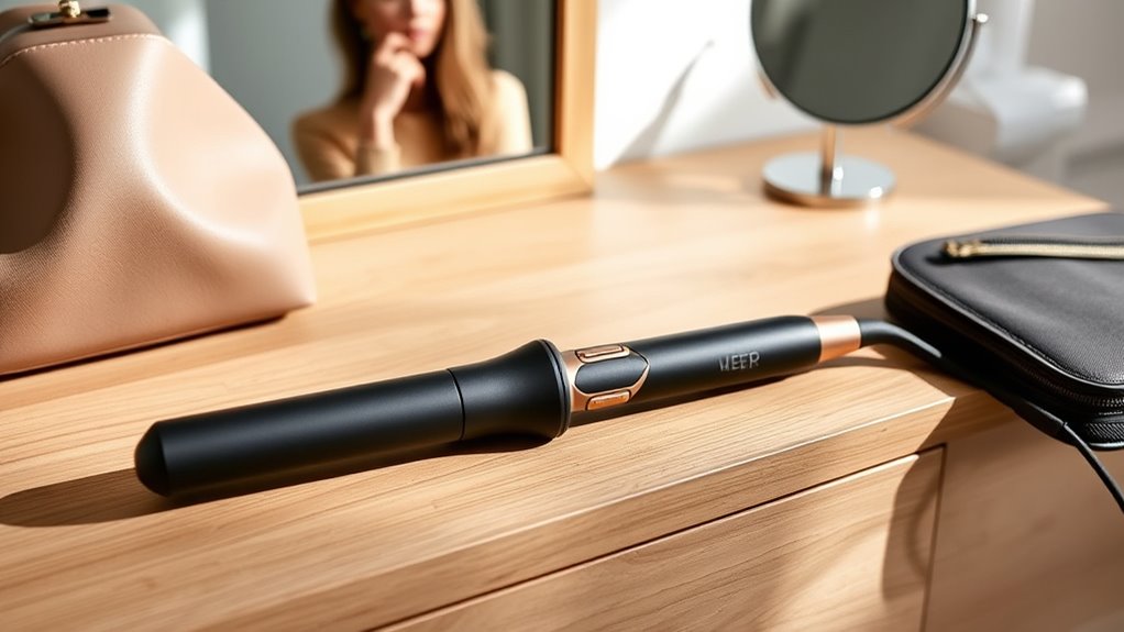 travel friendly cordless curling irons