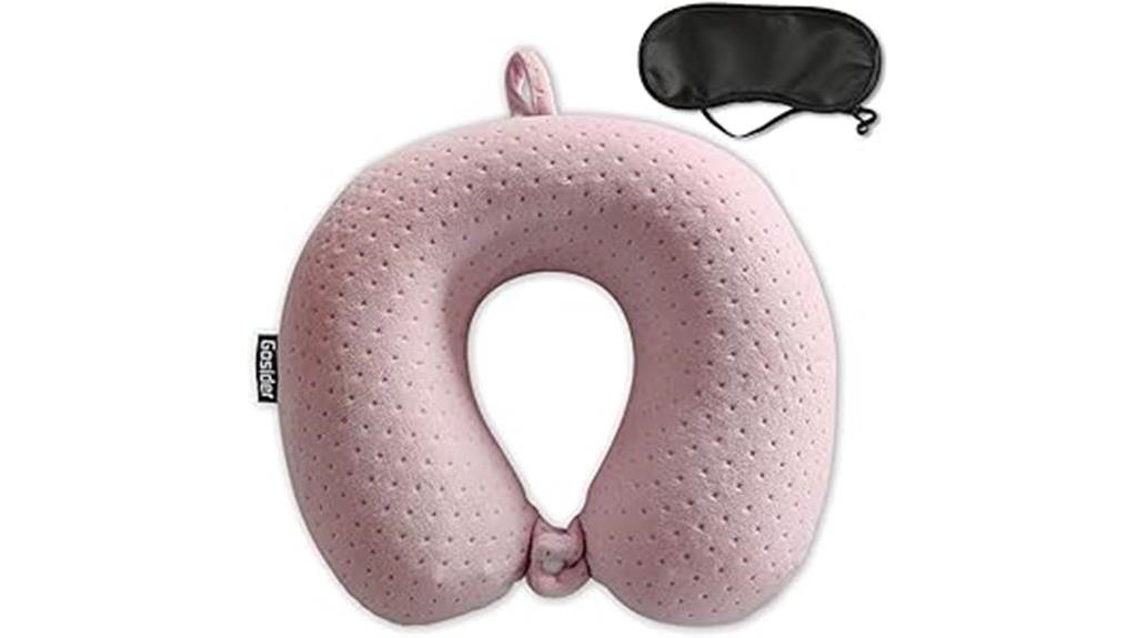 travel memory foam neck pillow