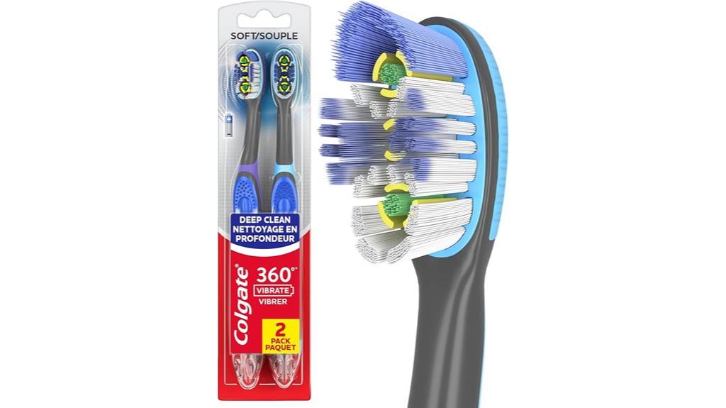 two pack vibrating toothbrush