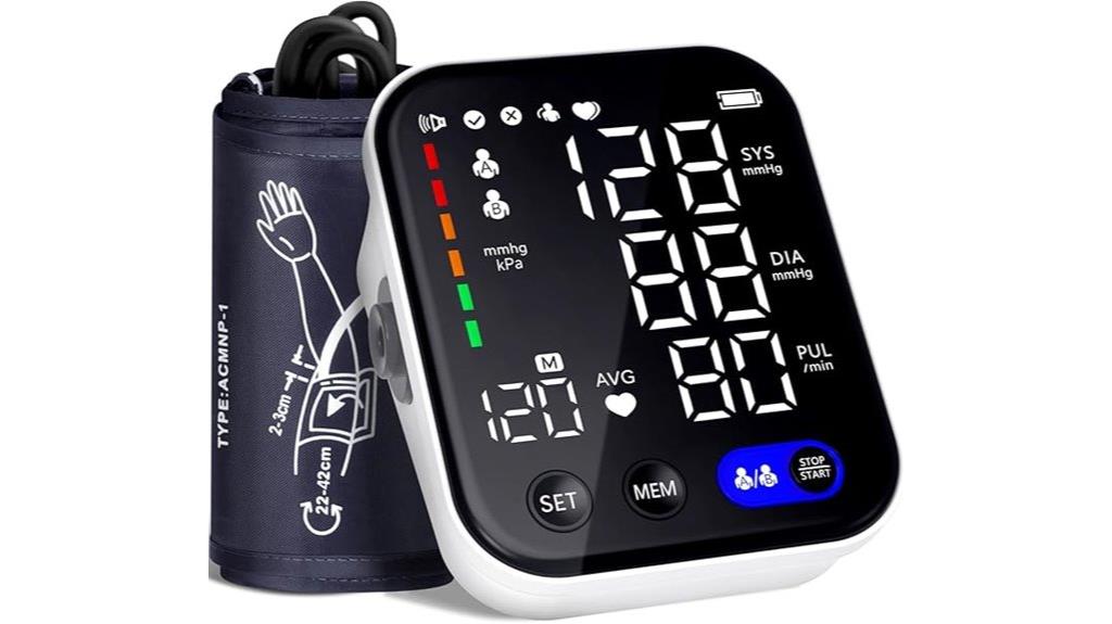 upper arm blood pressure monitor