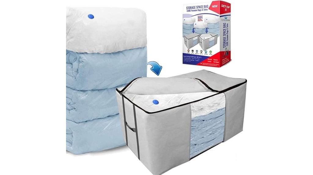 vacuum storage bag organizer