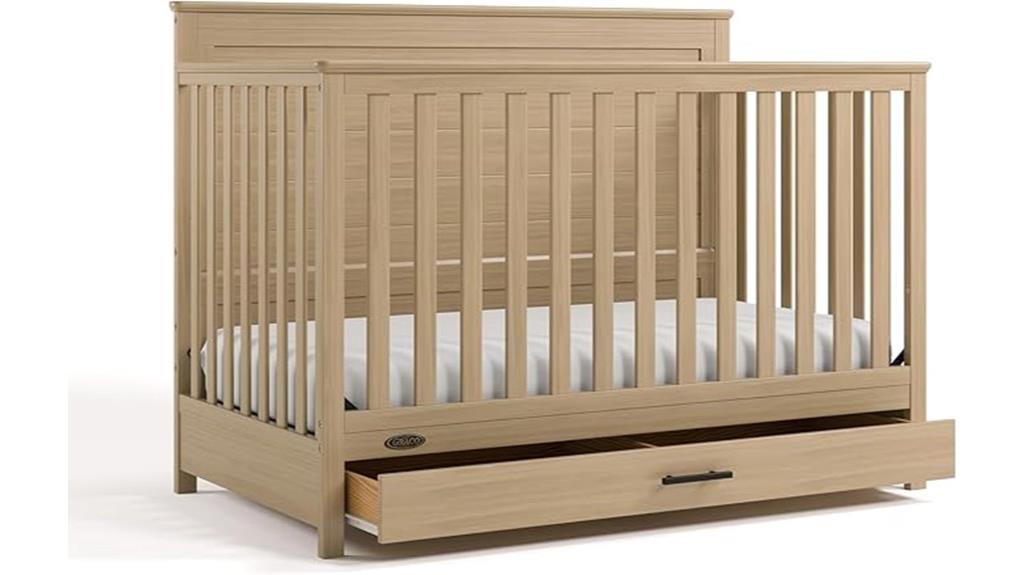 versatile crib with drawer