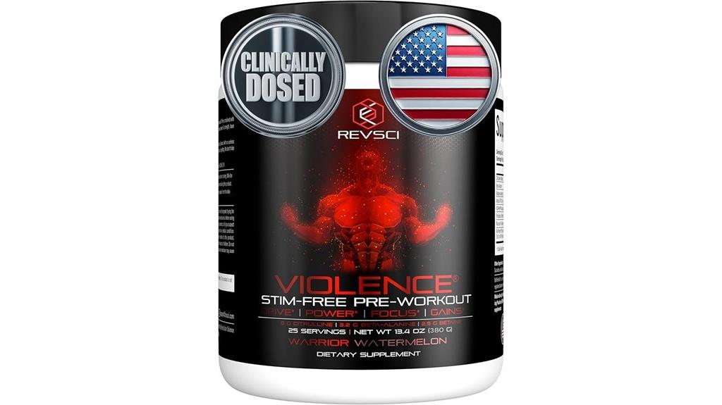 violence stim free powder
