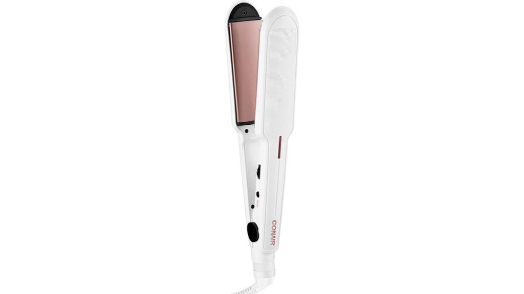 white 1 5 inch ceramic flat iron