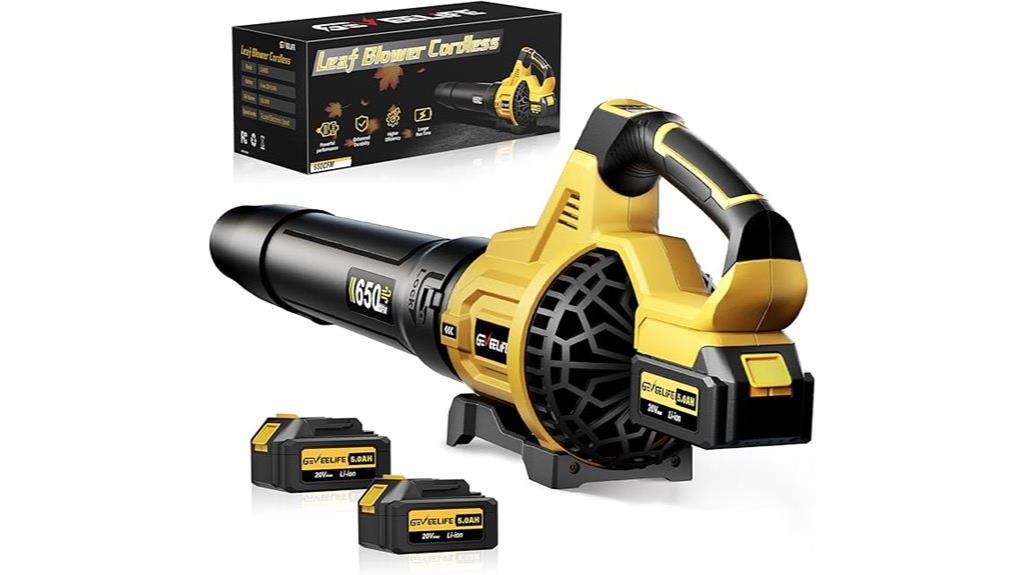 wireless blower dual batteries