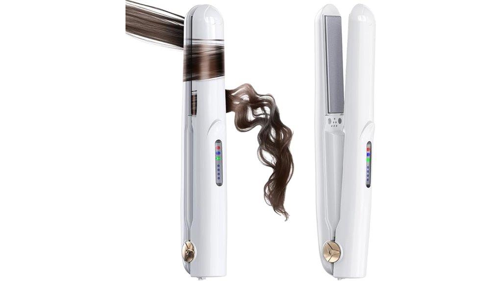 wireless ceramic hair straightener