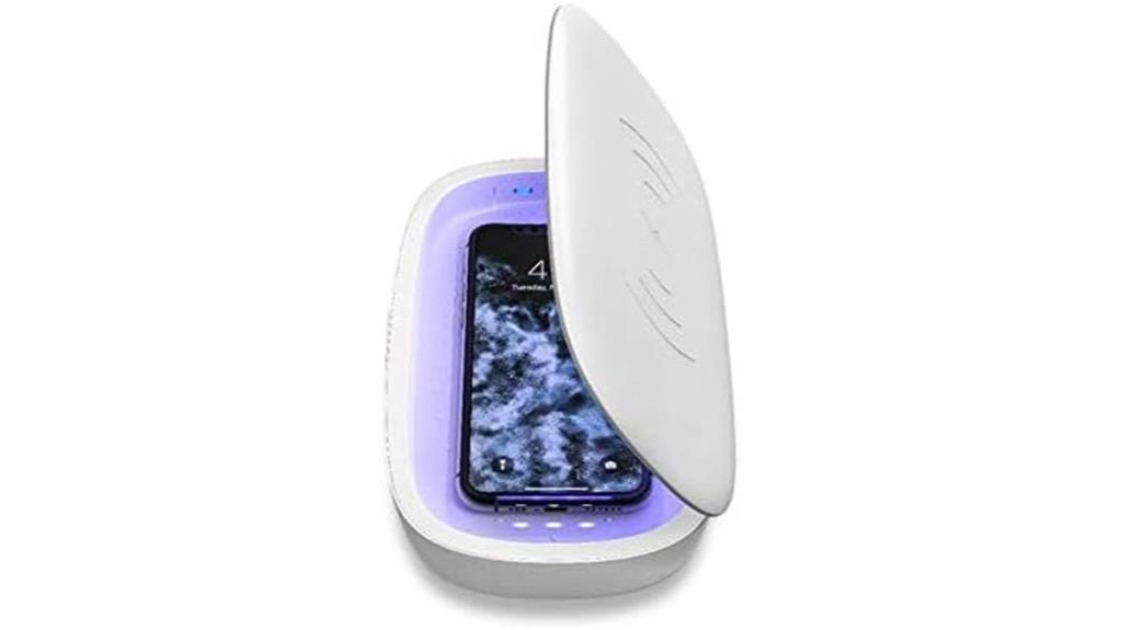 wireless charging phone sanitizer