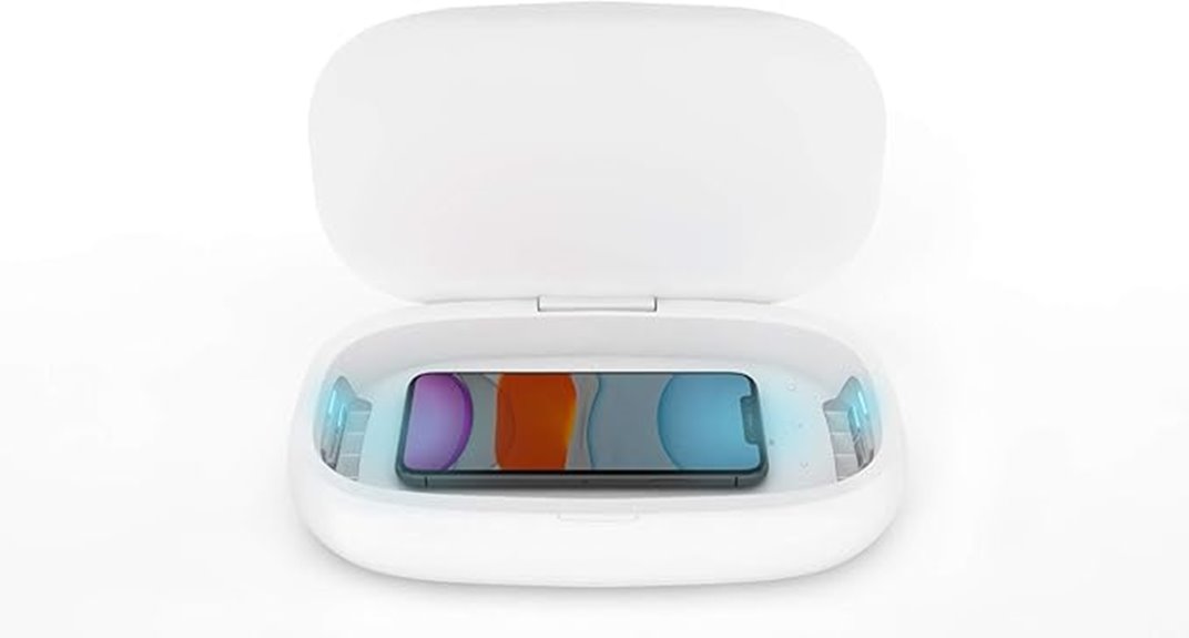 wireless charging uv sanitizer