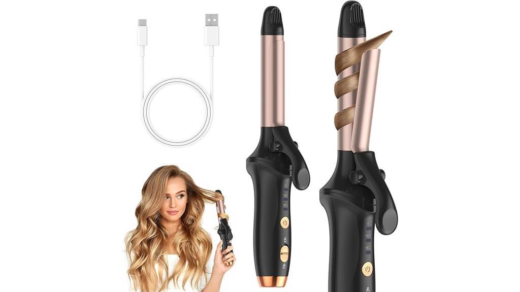 wireless curling iron ion technology