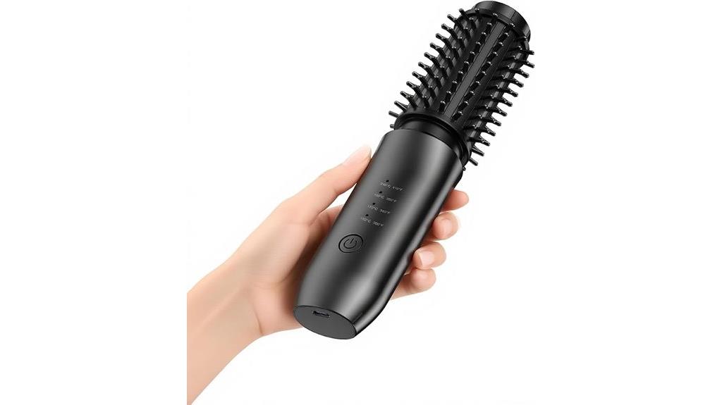 wireless mini travel curling iron