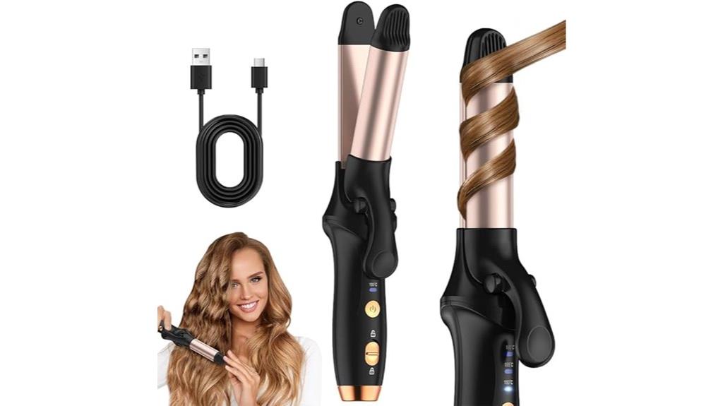 wireless rose gold styling tools