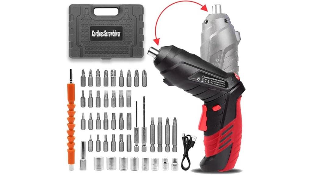 wireless screwdriver with lights