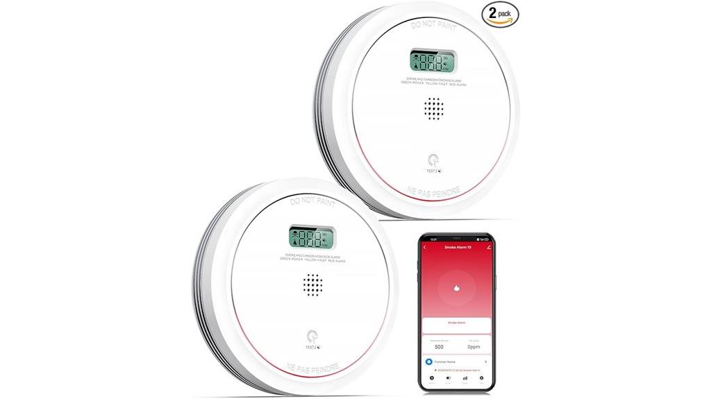 wireless smoke co detectors