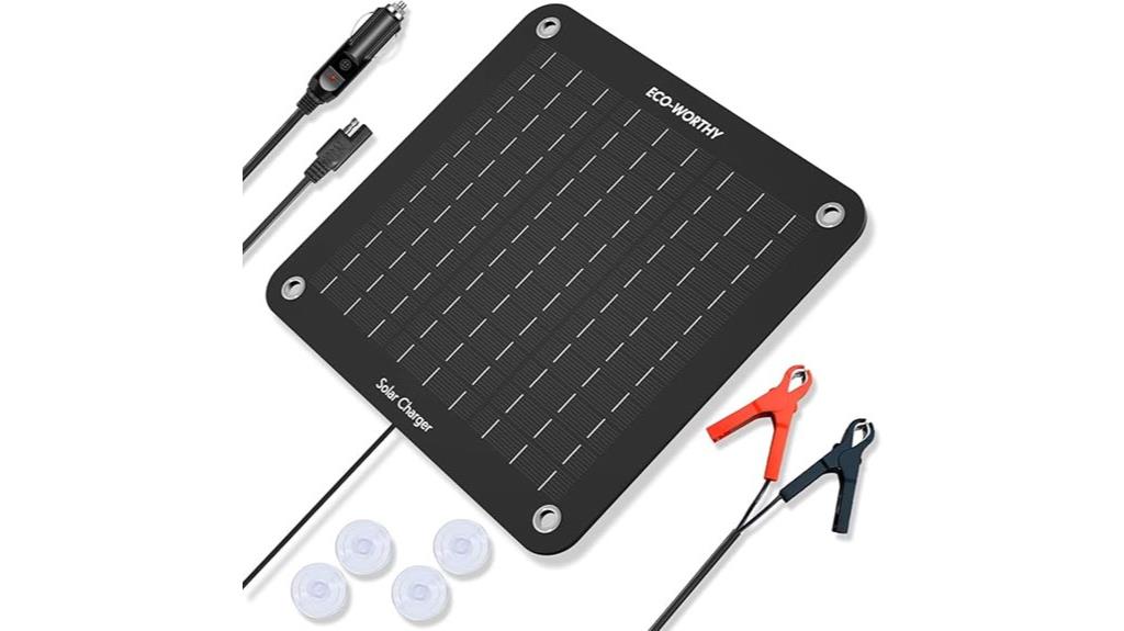 10w solar battery charger