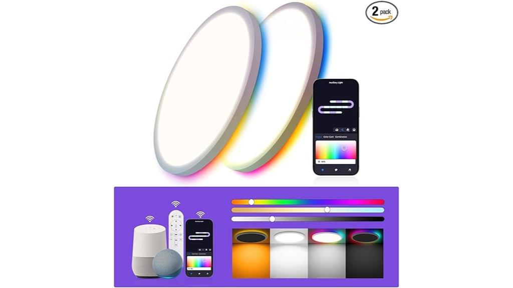 12 inch rgb led lights