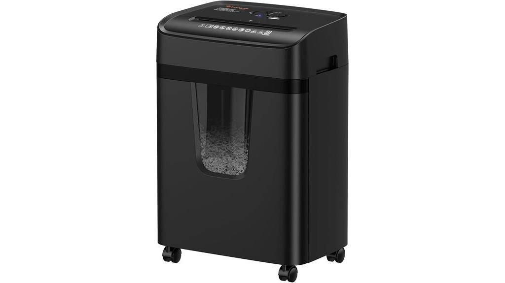 12 sheet cross cut shredder