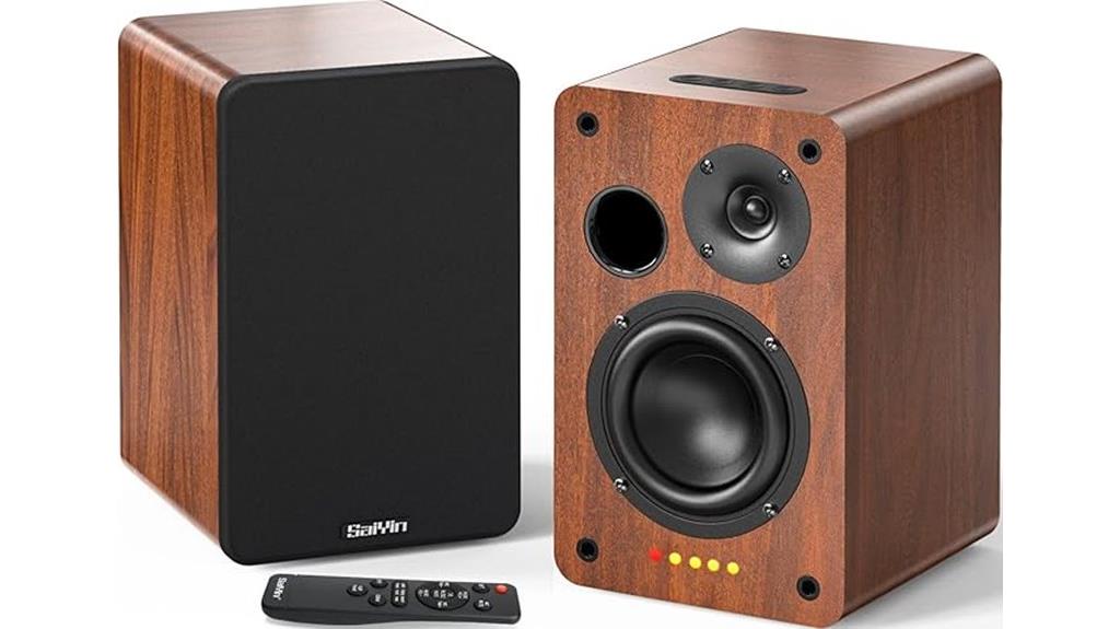 40w bluetooth bookshelf speakers