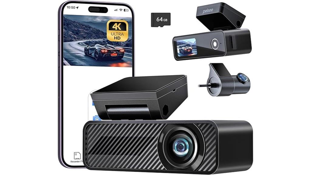 4k wi fi dash cam