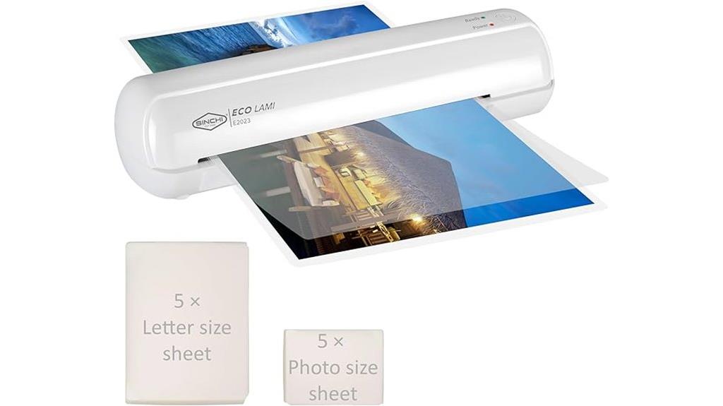 9 inch laminator with pouches