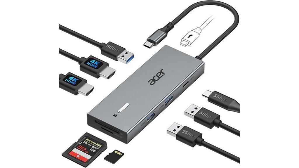 acer usb c dual monitor