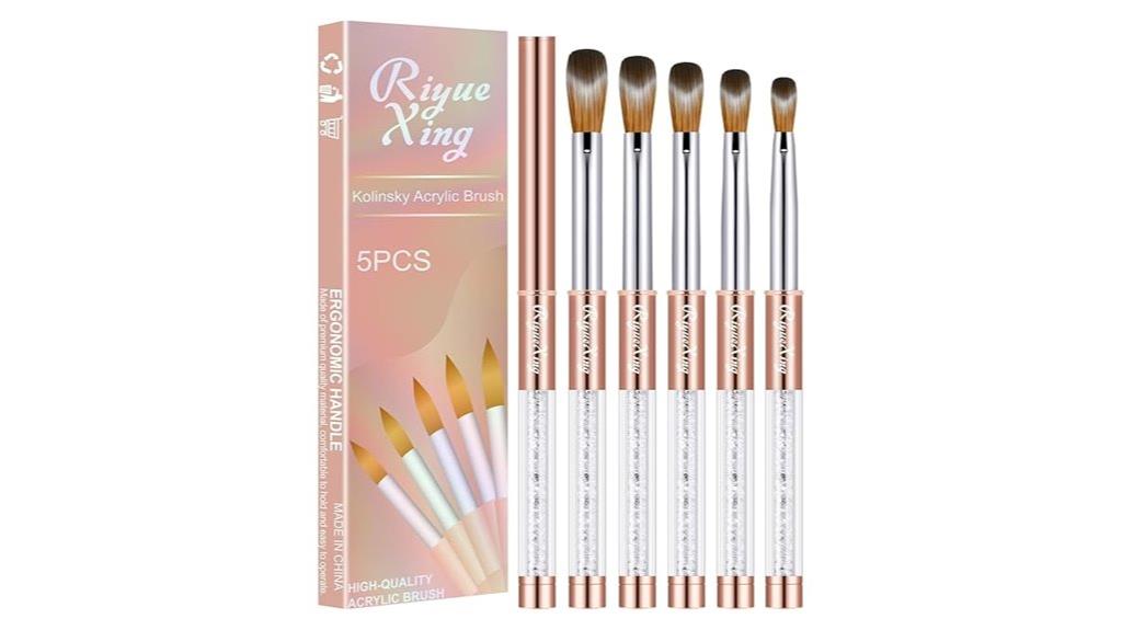 acrylic nail brush set