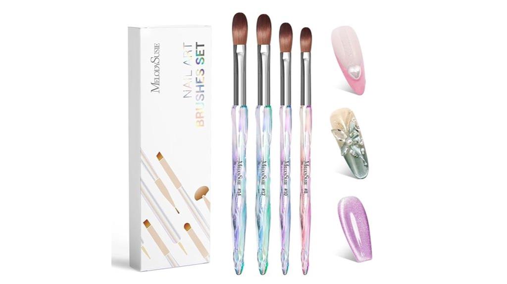 acrylic nail brush set