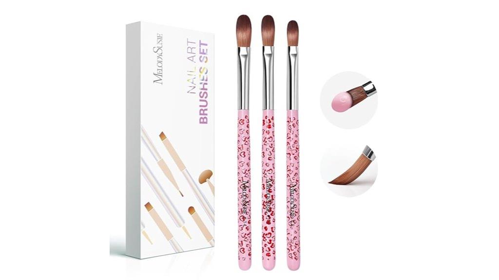 acrylic nail brush set
