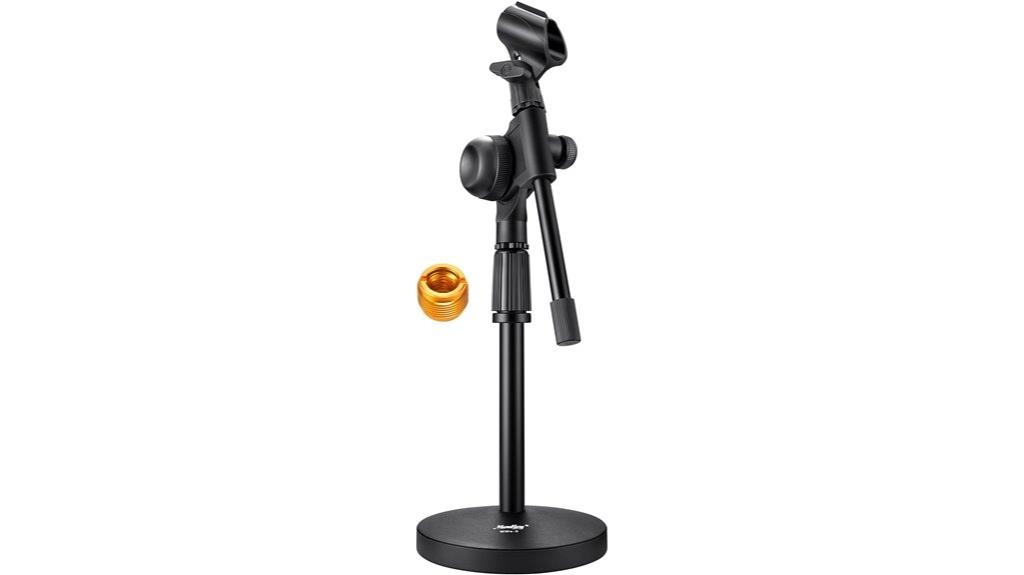 adjustable boom microphone stand