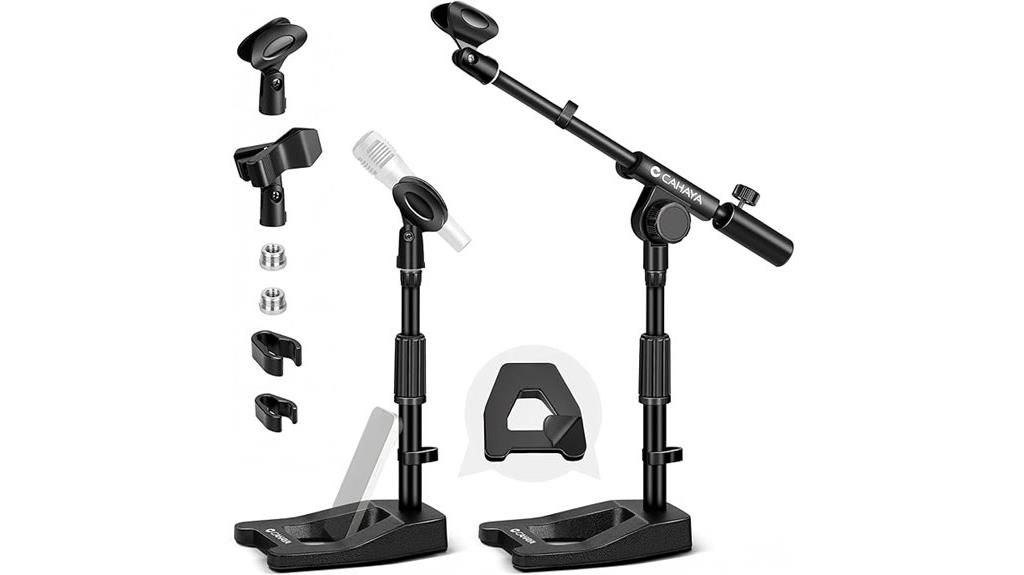 adjustable desk mic stand