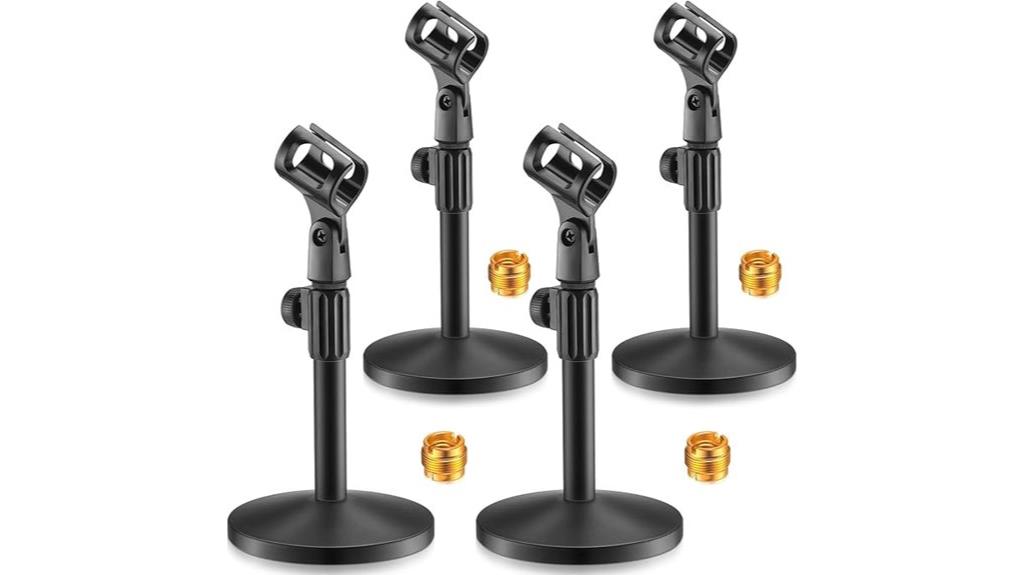 adjustable desktop mic stands