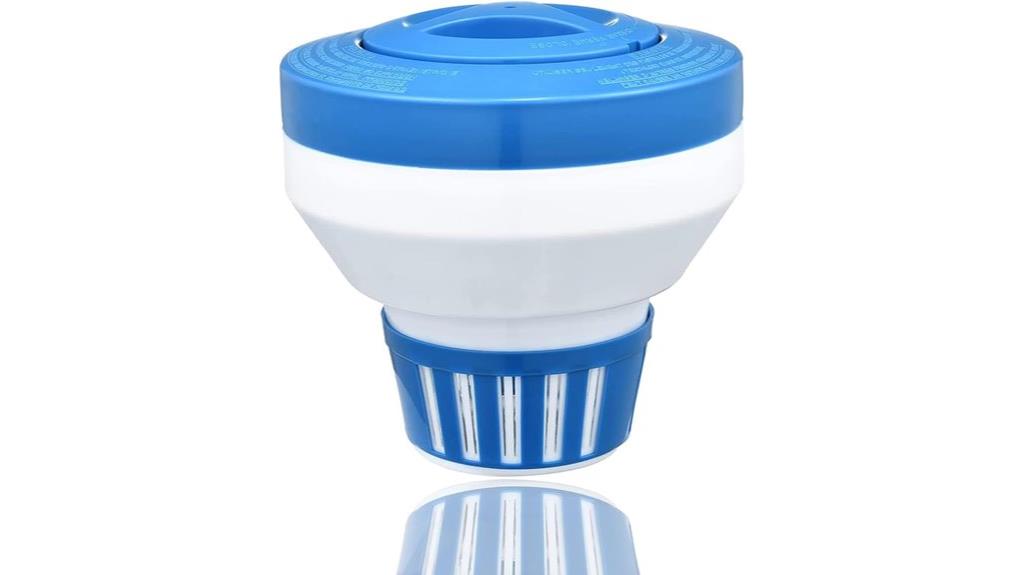 adjustable pool chlorine dispenser