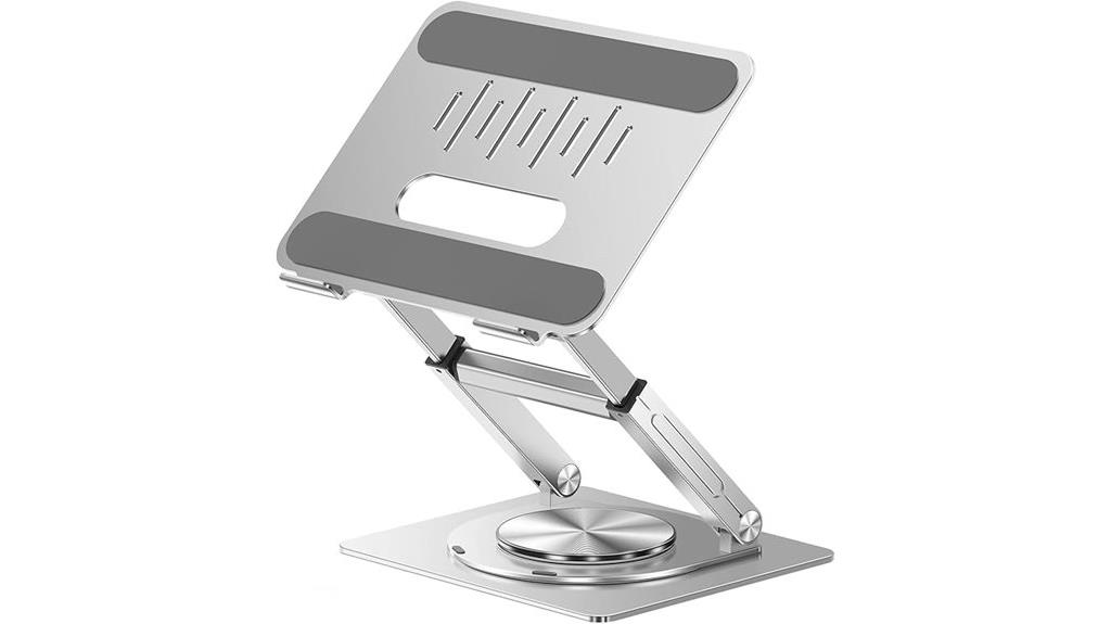 adjustable rotating laptop stand
