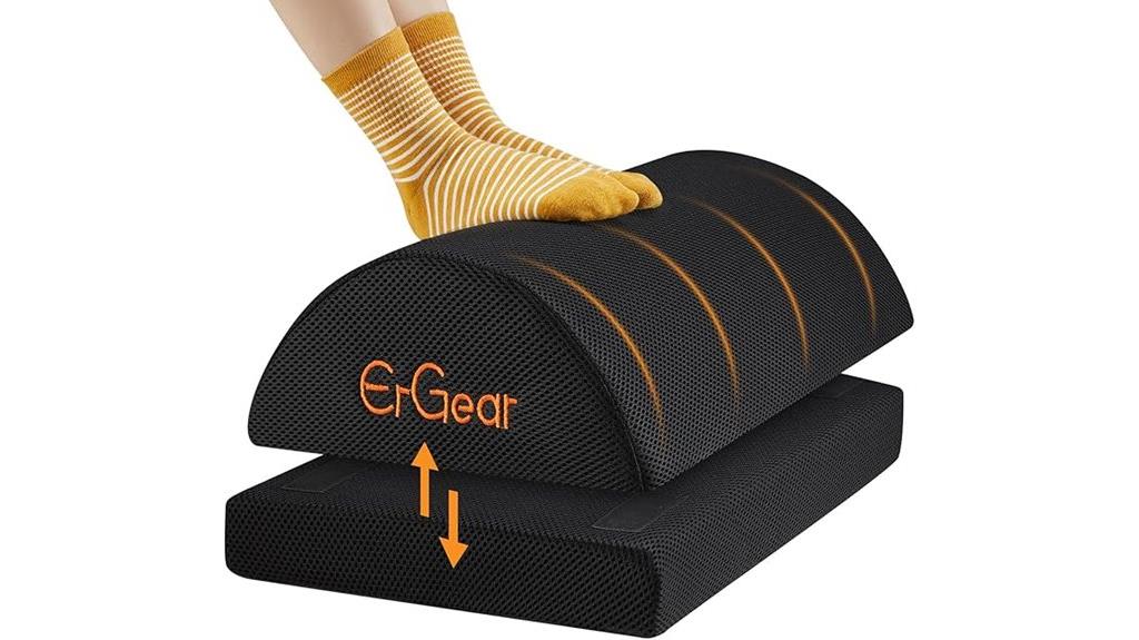 adjustable under desk footrest