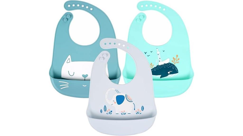 adjustable waterproof baby bibs