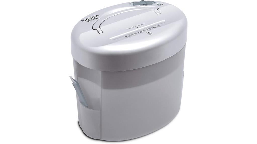 aurora cross cut paper shredder
