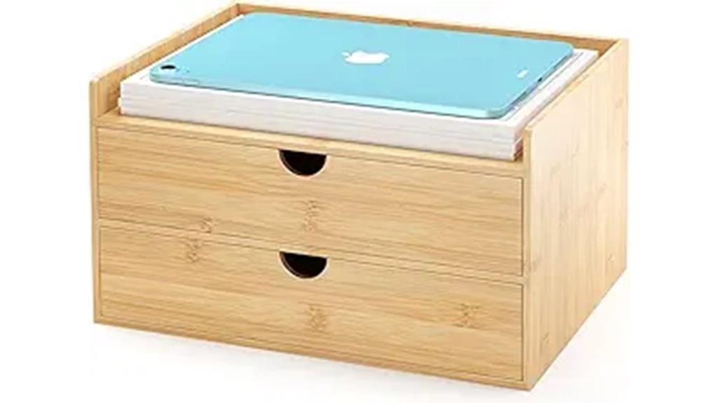 bamboo drawer organizer