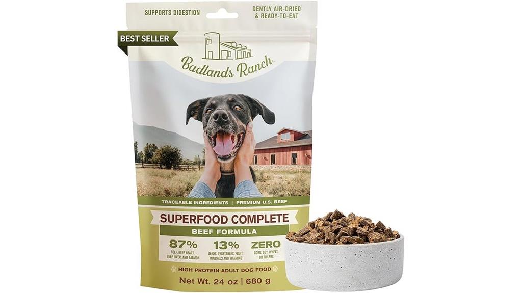 beef formula dog food