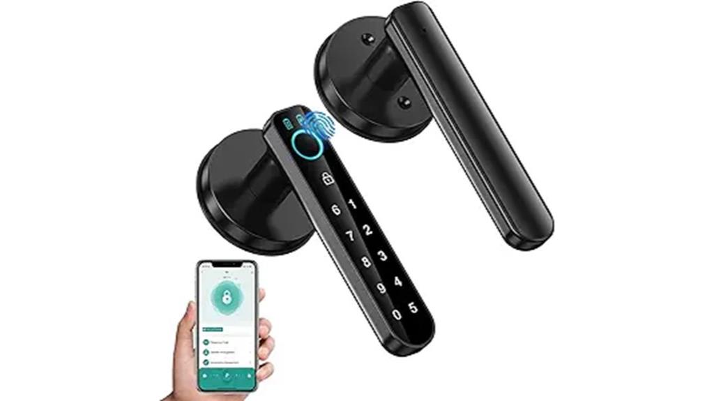 biometric passcode door lock