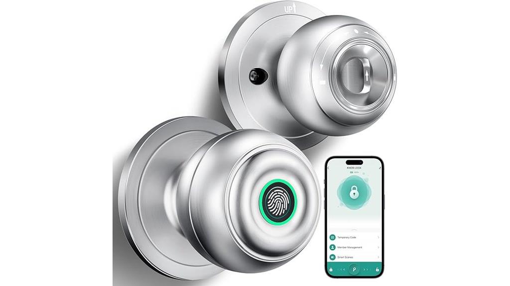 biometric smartphone door lock