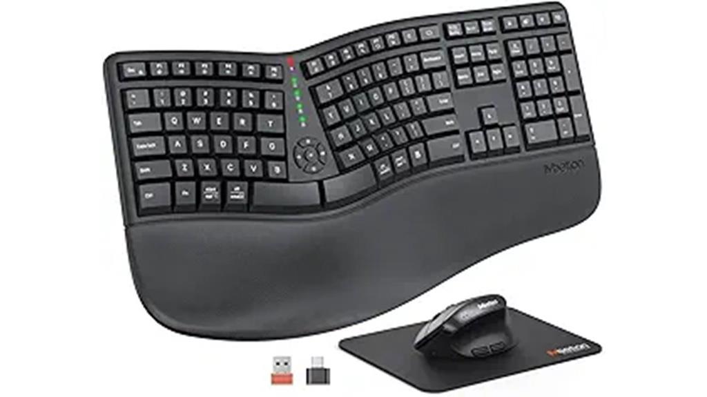 black wireless keyboard and mouse