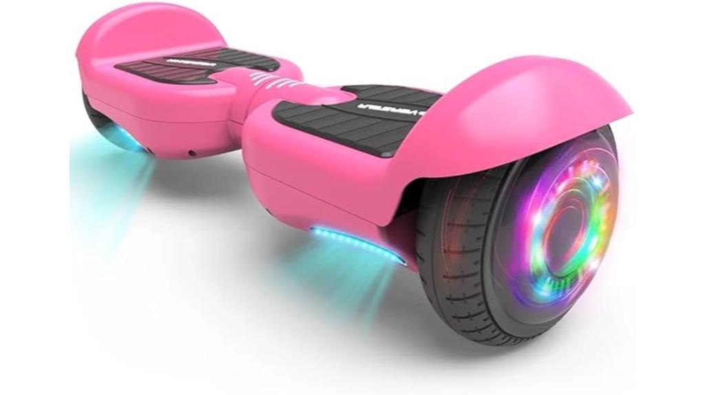bluetooth led hover scooter