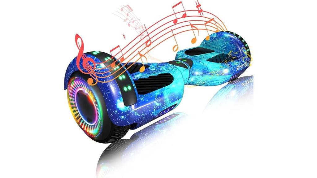 bluetooth led light scooter