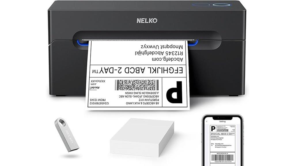 bluetooth thermal shipping printer