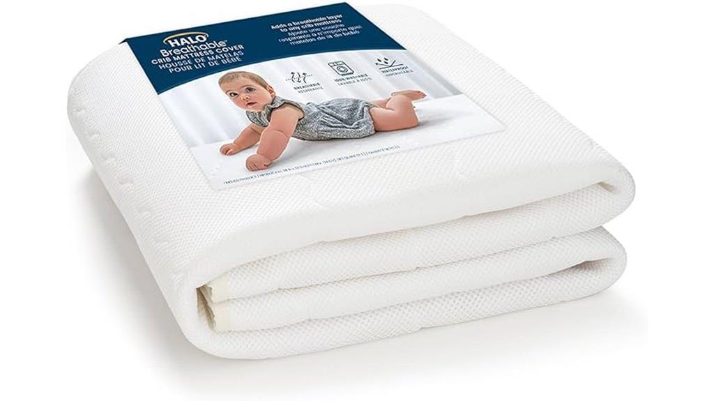breathable crib mattress cover