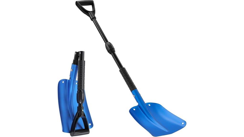 car snow shovel collapsible
