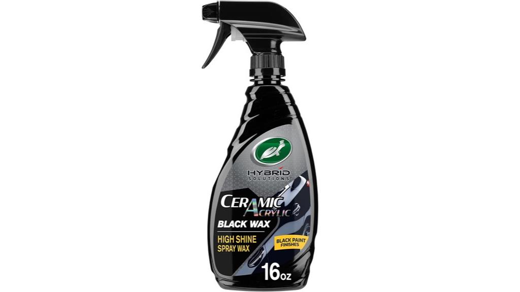 ceramic acrylic black spray