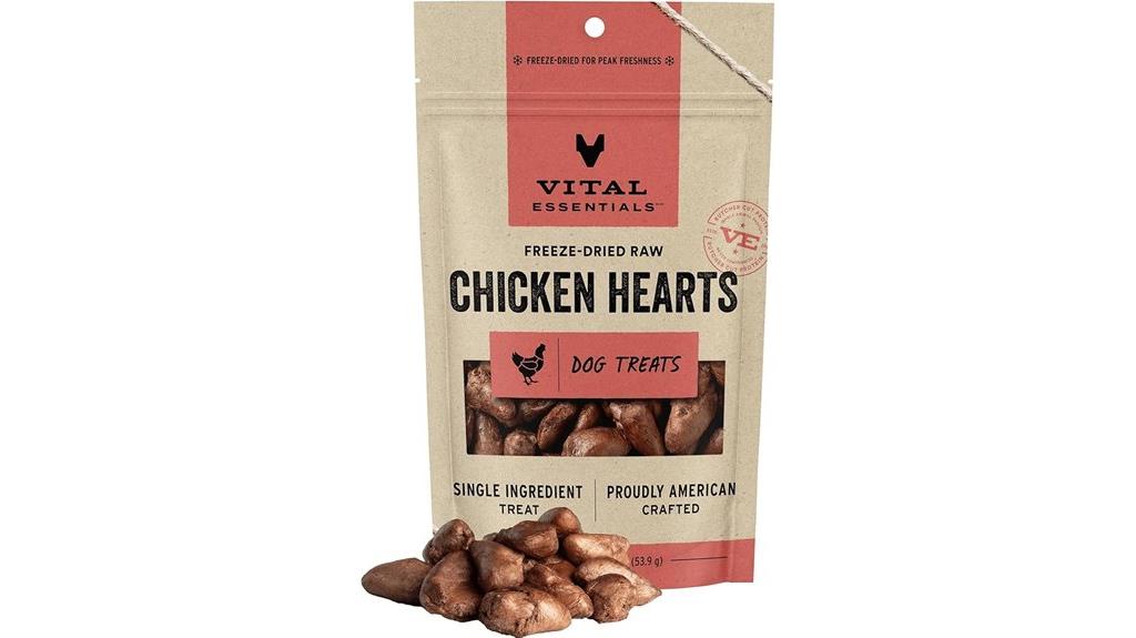 chicken hearts dog treats