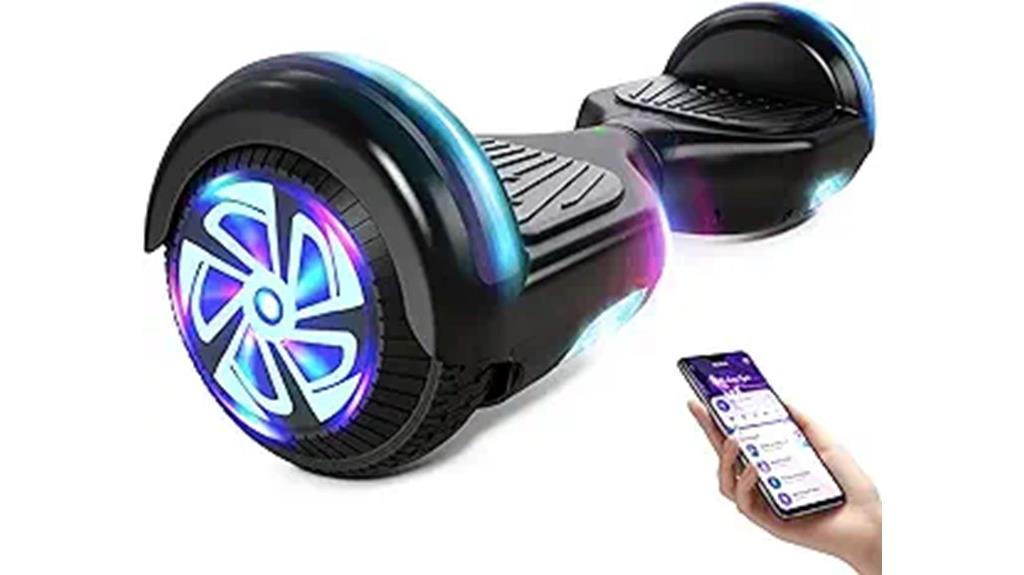 colorful led light scooter