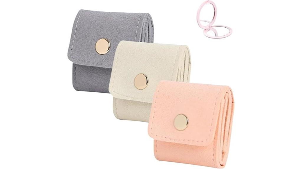 compact jewelry storage set