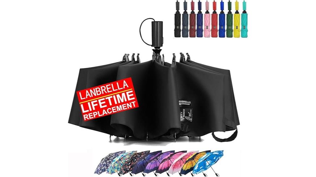 compact windproof travel umbrella